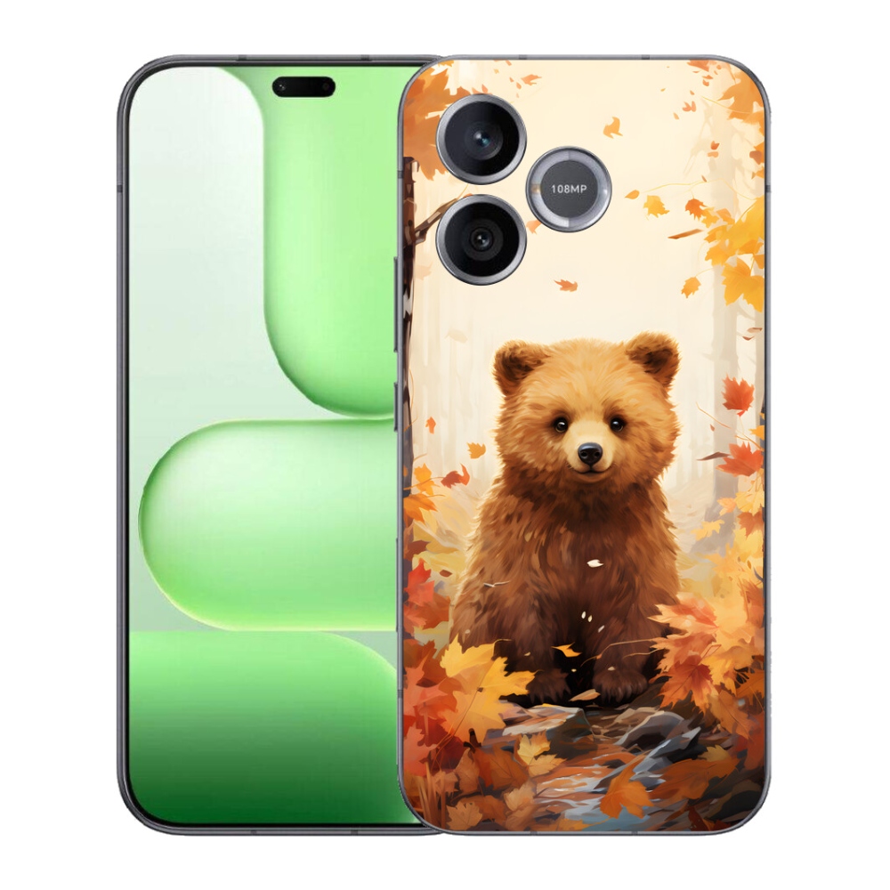 Gelový kryt mmCase na Honer 600 Lite - medvěd v lese