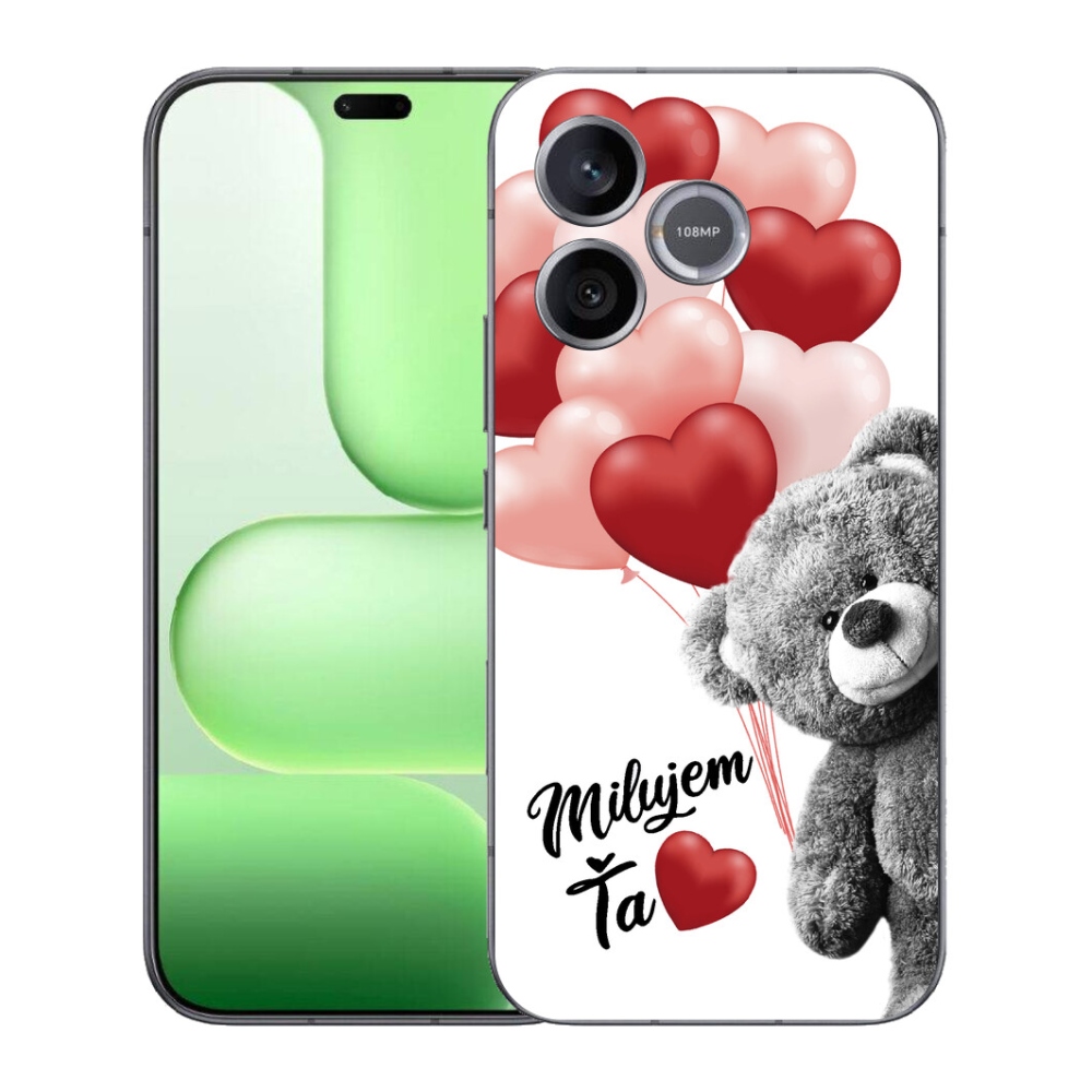 Gelový kryt mmCase na Honer 600 Lite - milujem Ťa sk