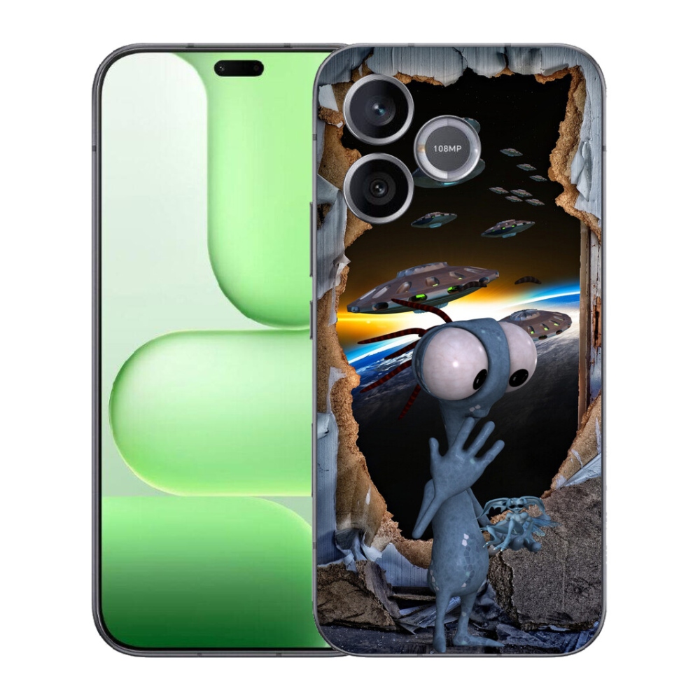 Gelový kryt mmCase na Honer 600 Lite - mimozemšťan