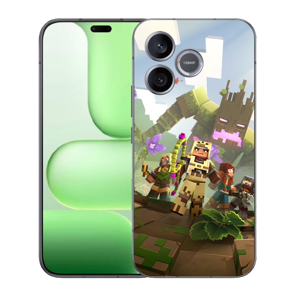 Gelový kryt mmCase na Honer 600 Lite - minecraft 1