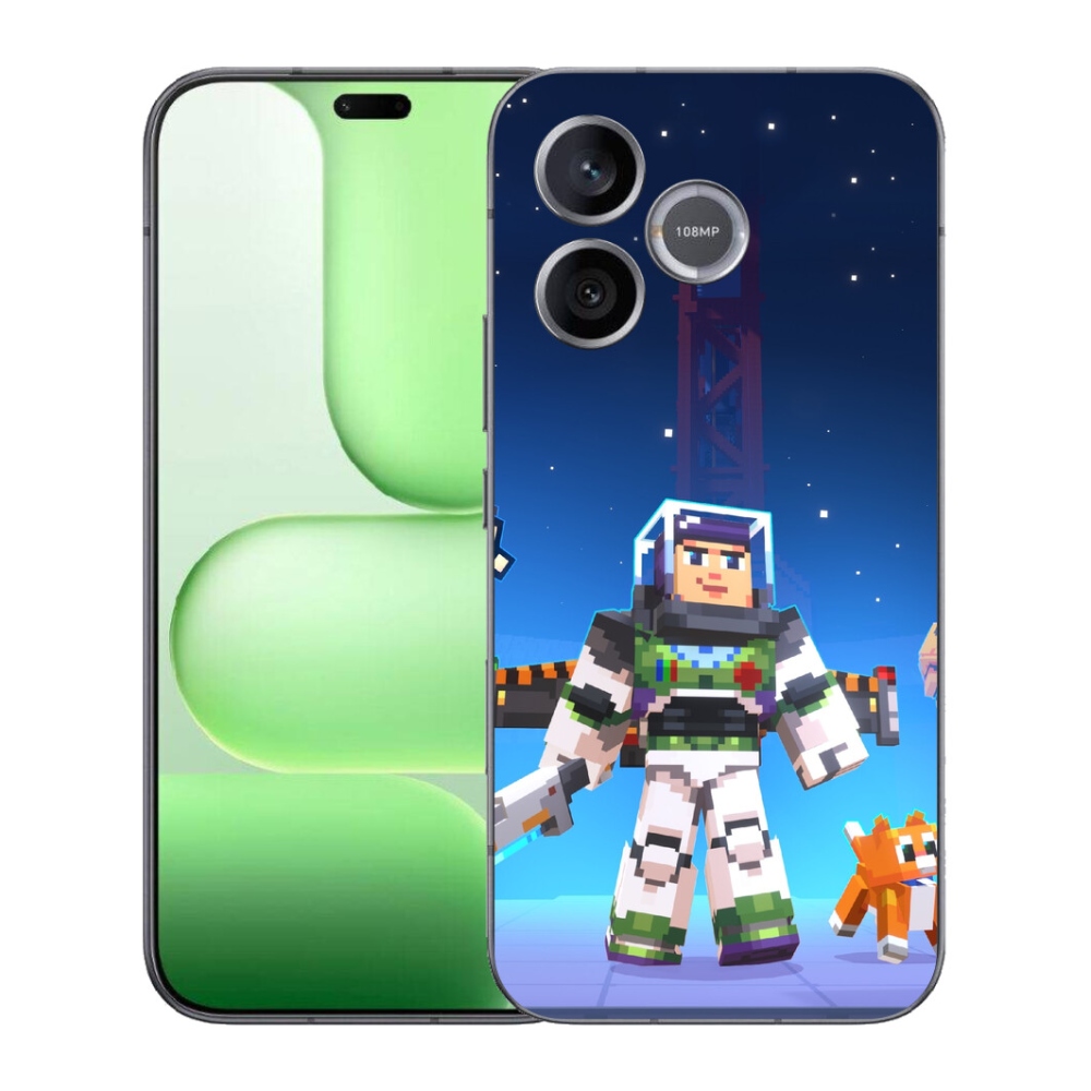Gelový kryt mmCase na Honer 600 Lite - minecraft 2