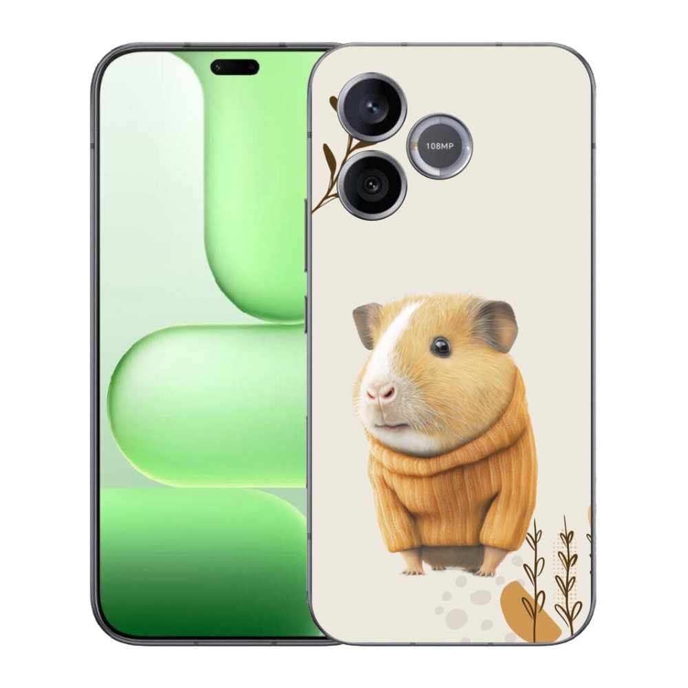 Gelový kryt mmCase na Honer 600 Lite - morče ve svetru