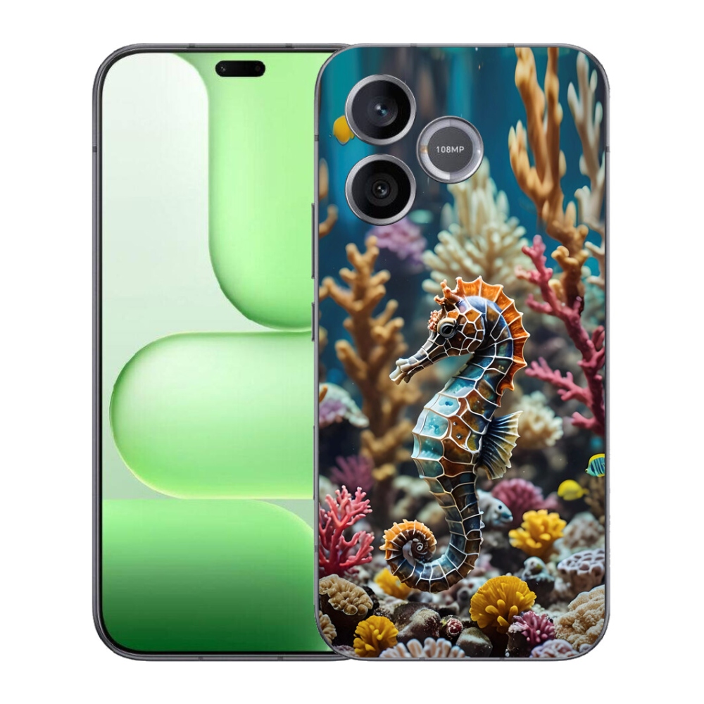 Gelový kryt mmCase na Honer 600 Lite - mořský koník 2