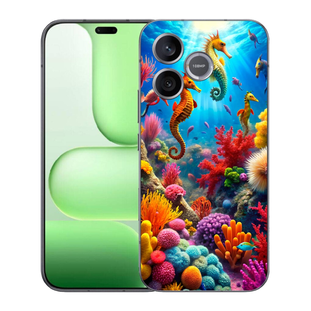 Gelový kryt mmCase na Honer 600 Lite - mořský svět 3