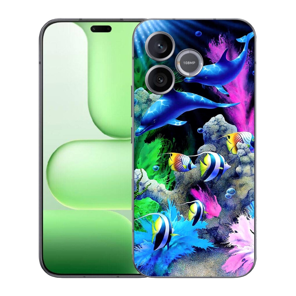 Gelový kryt mmCase na Honer 600 Lite - mořský svět