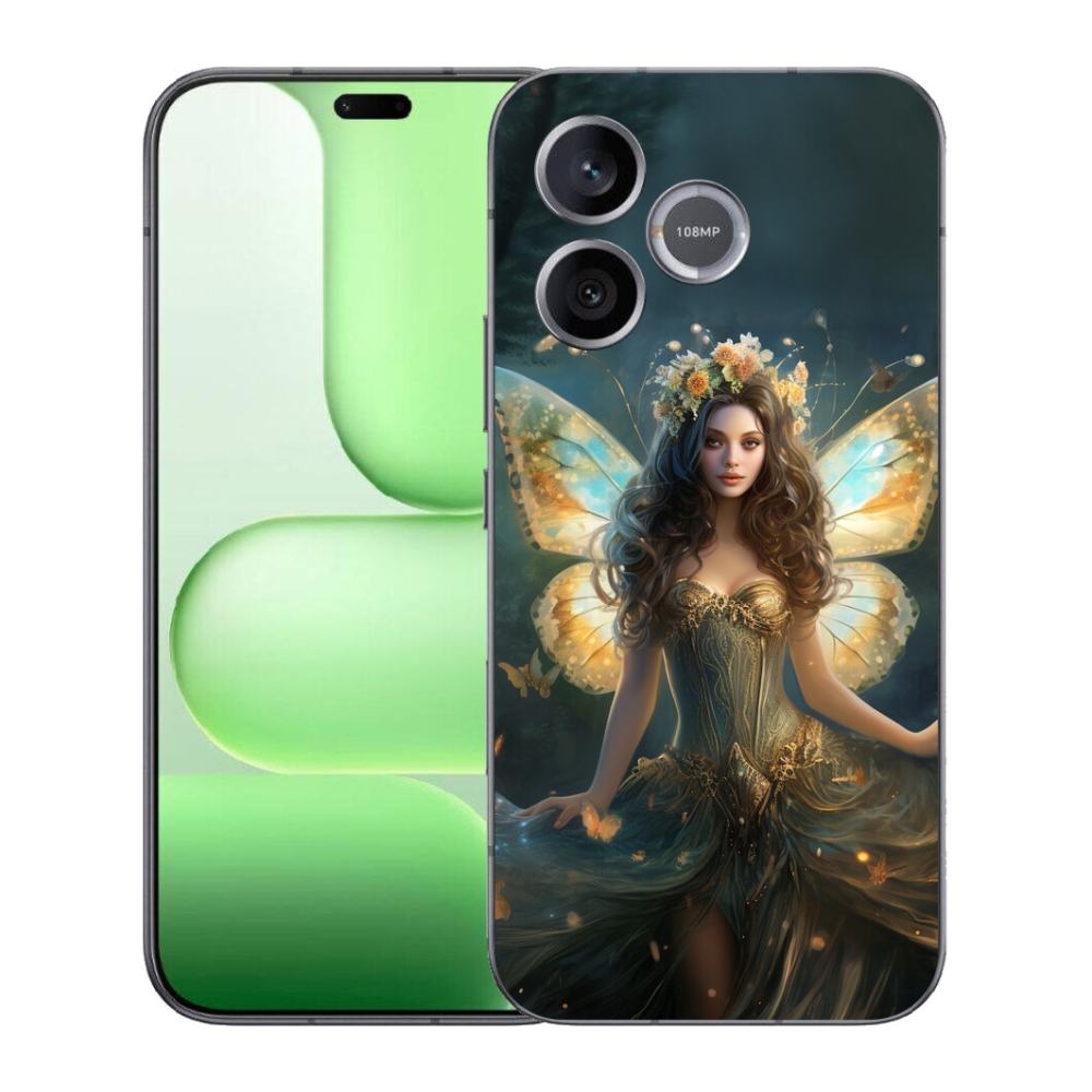 Gelový kryt mmCase na Honer 600 Lite - motýlí žena