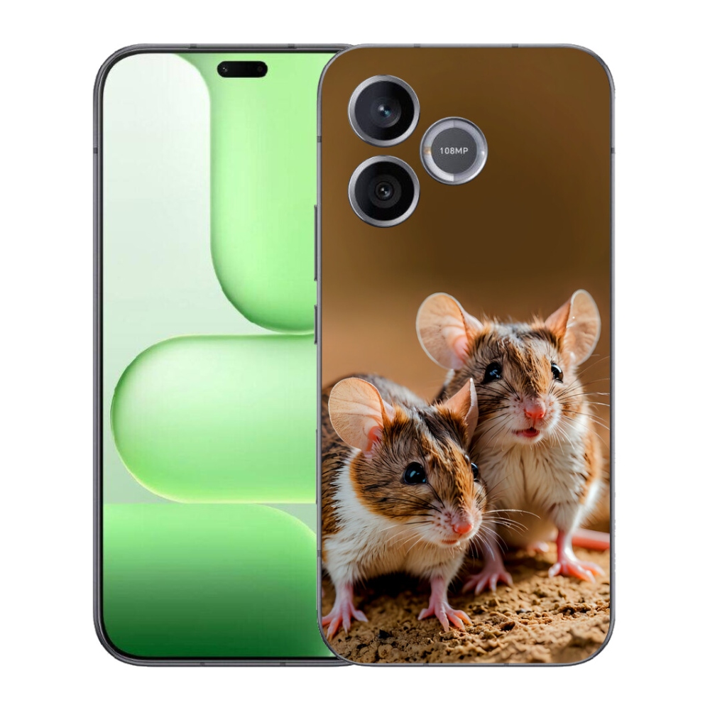 Gelový kryt mmCase na Honer 600 Lite - myší duo