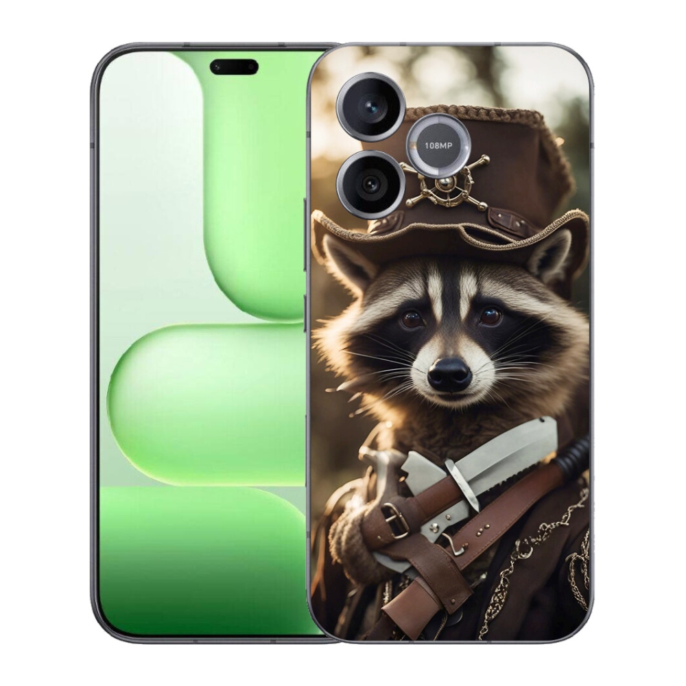 Gelový kryt mmCase na Honer 600 Lite - mýval v uniformě
