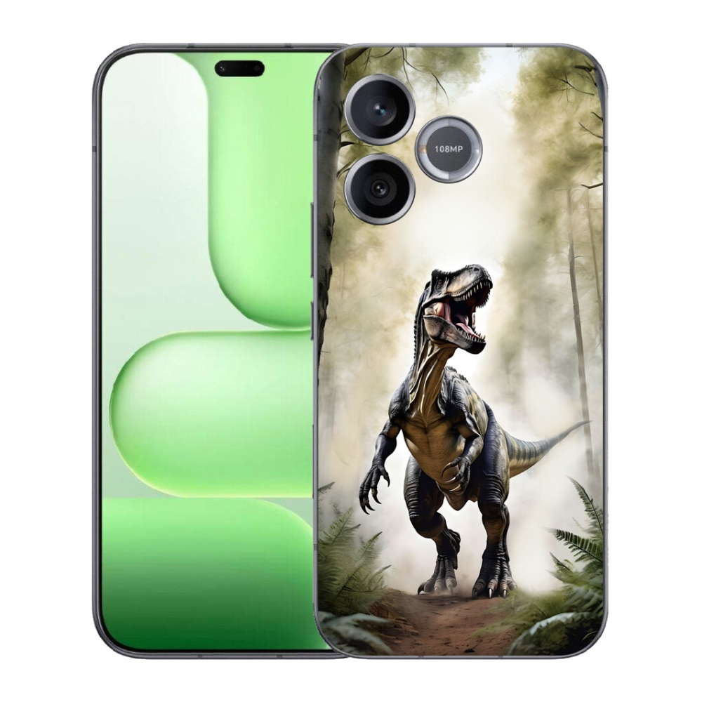 Gelový kryt mmCase na Honer 600 Lite - naštvaný T-Rex