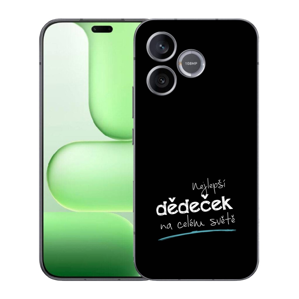 Gelový kryt mmCase na Honer 600 Lite - nejlepší dědeček 3 černé pozadí