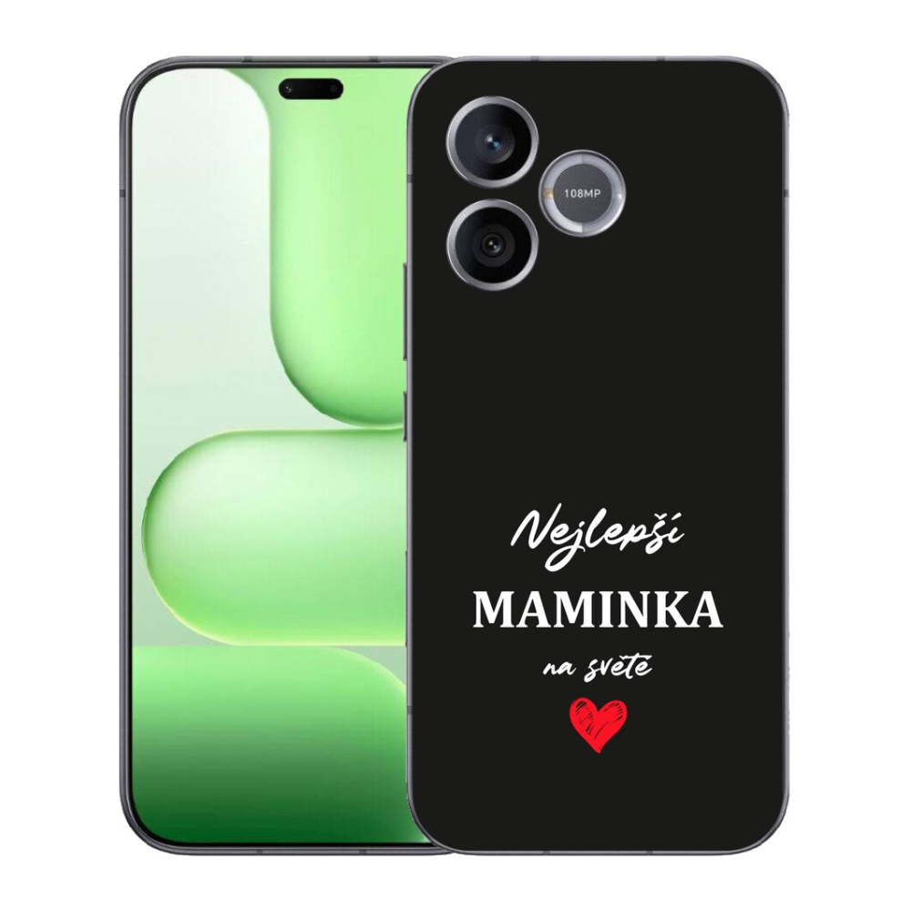 Gelový kryt mmCase na Honer 600 Lite - nejlepší maminka 1 černé pozadí