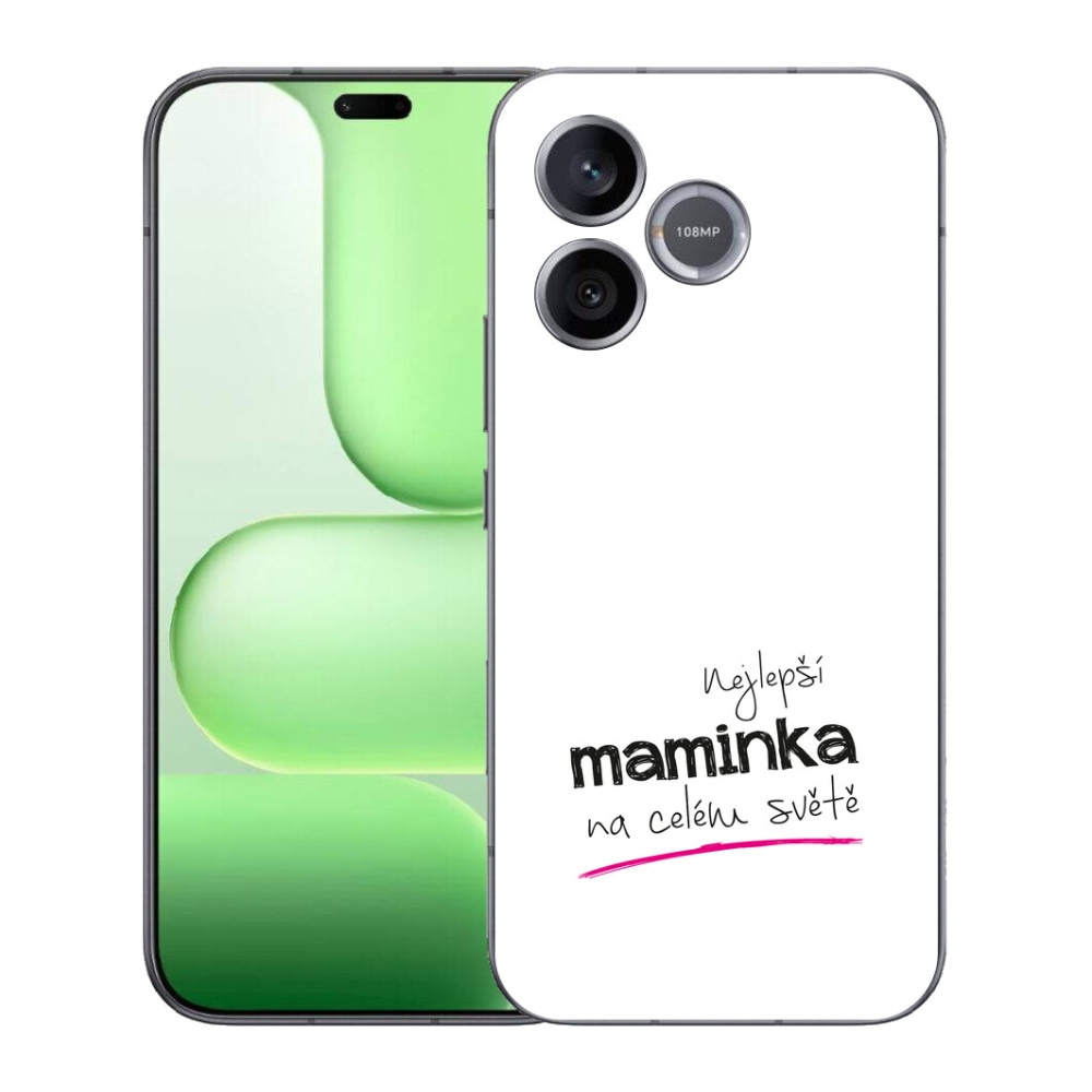 Gelový kryt mmCase na Honer 600 Lite - nejlepší maminka 4 bílé pozadí