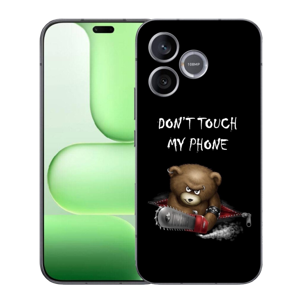 Gelový kryt mmCase na Honer 600 Lite - nesahej na telefon