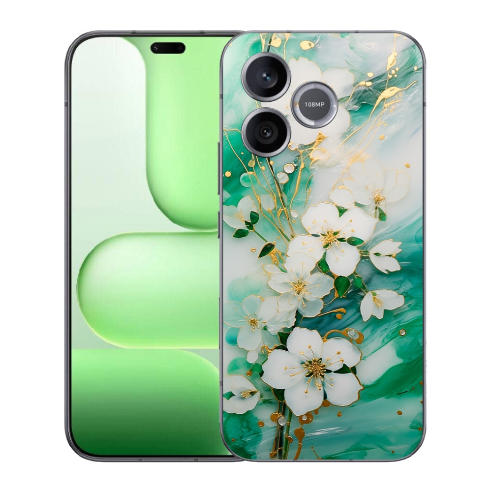 Gelový kryt mmCase na Honer 600 Lite - něžné květy