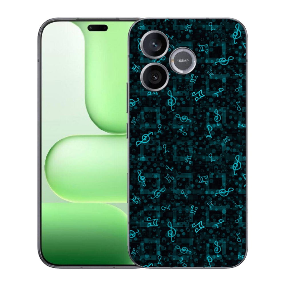 Gelový kryt mmCase na Honer 600 Lite - noty 1