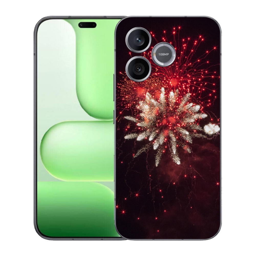 Gelový kryt mmCase na Honer 600 Lite - ohňostroj