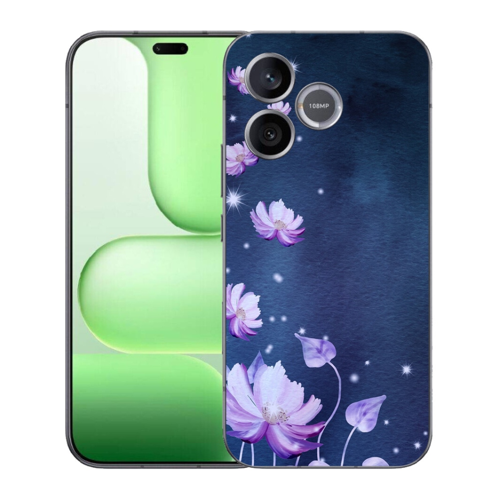 Gelový kryt mmCase na Honer 600 Lite - padající květy