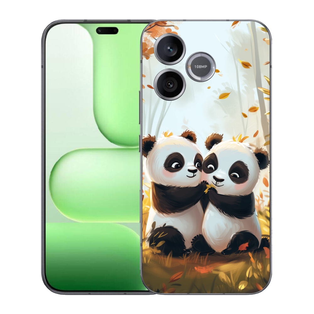 Gelový kryt mmCase na Honer 600 Lite - pandy