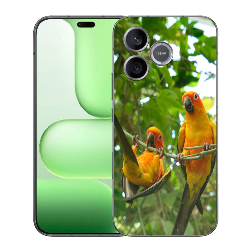 Gelový kryt mmCase na Honer 600 Lite - papoušci aratingy