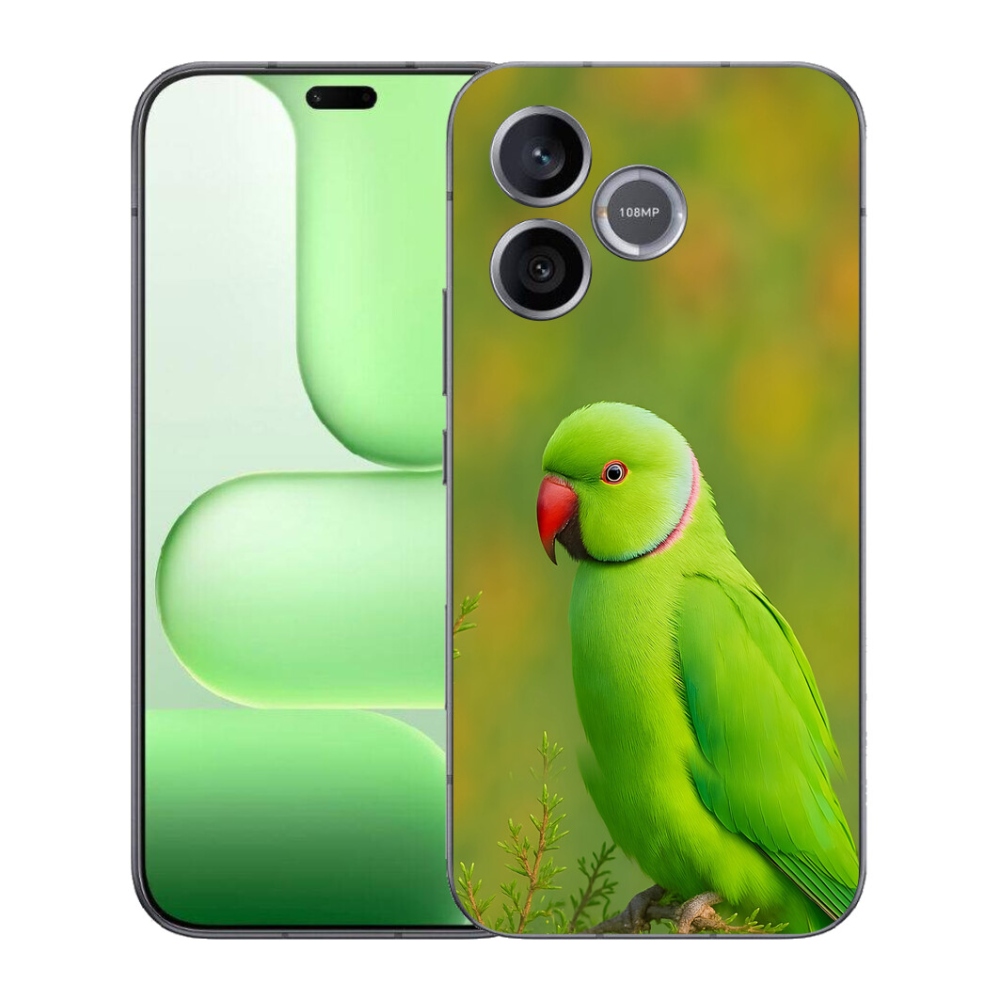Gelový kryt mmCase na Honer 600 Lite - papoušek alexandr 2