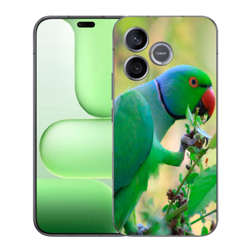 Gelový kryt mmCase na Honer 600 Lite - papoušek alexandr