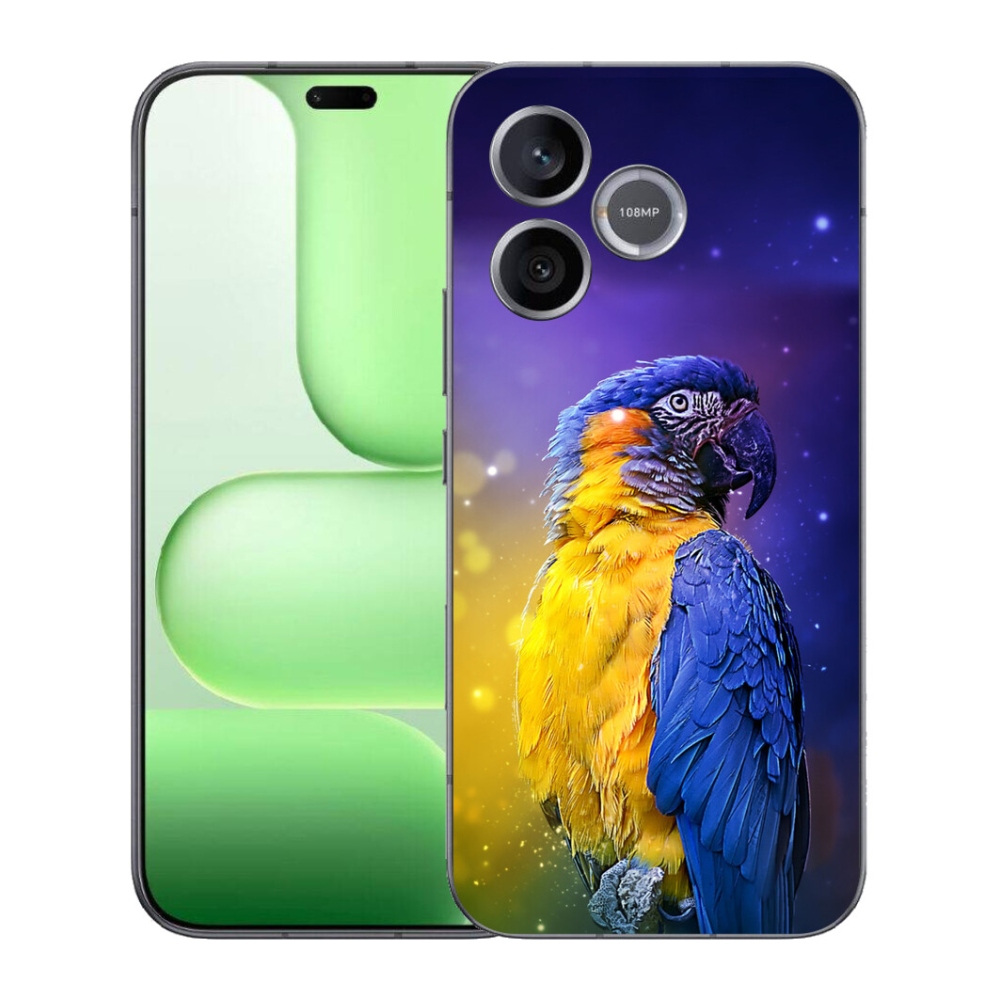 Gelový kryt mmCase na Honer 600 Lite - papoušek ara 1