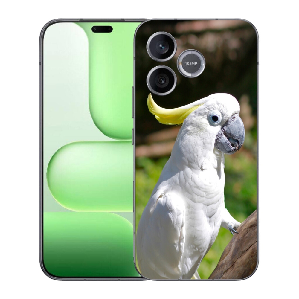Gelový kryt mmCase na Honer 600 Lite - papoušek kakadu 2