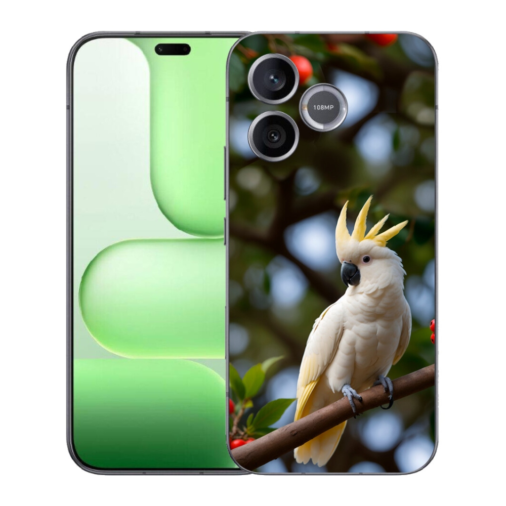 Gelový kryt mmCase na Honer 600 Lite - papoušek kakadu 3