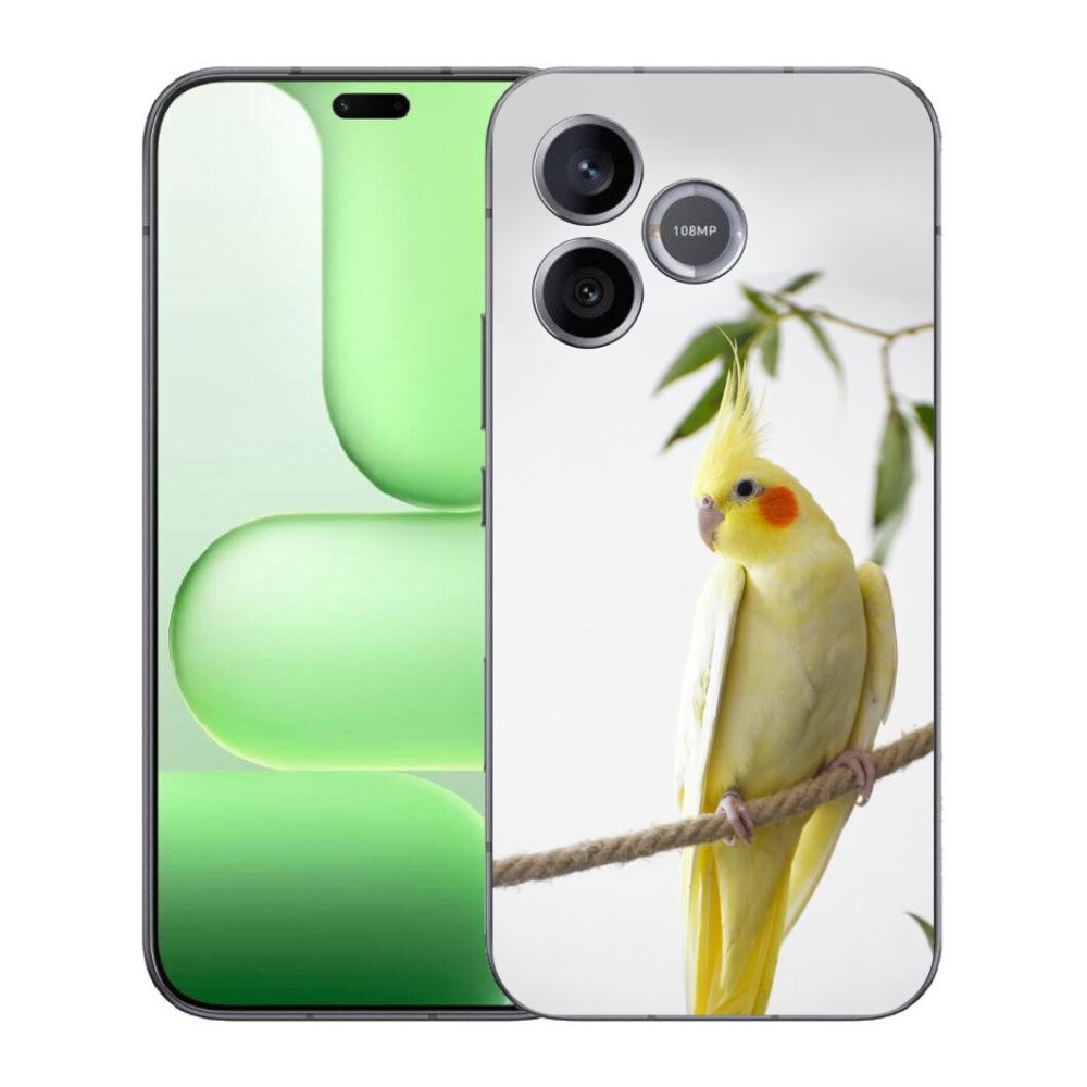 Gelový kryt mmCase na Honer 600 Lite - papoušek korela chocholatá