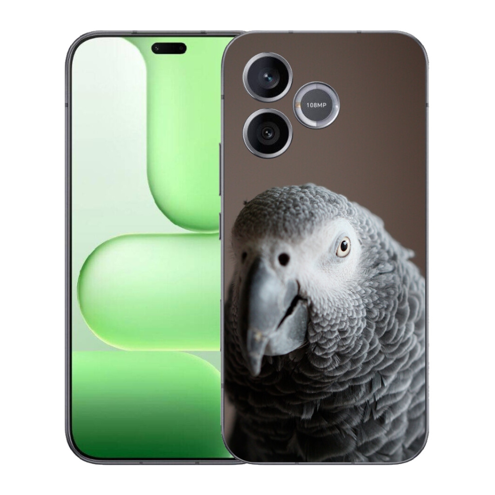 Gelový kryt mmCase na Honer 600 Lite - papoušek žako 2