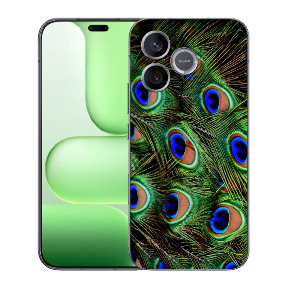 Gelový kryt mmCase na Honer 600 Lite - paví peří
