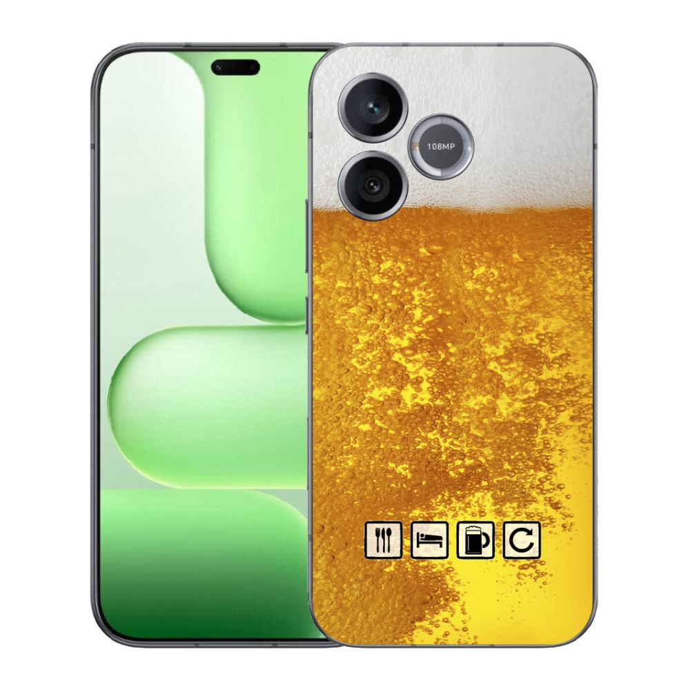 Gelový kryt mmCase na Honer 600 Lite - pivní motiv 3