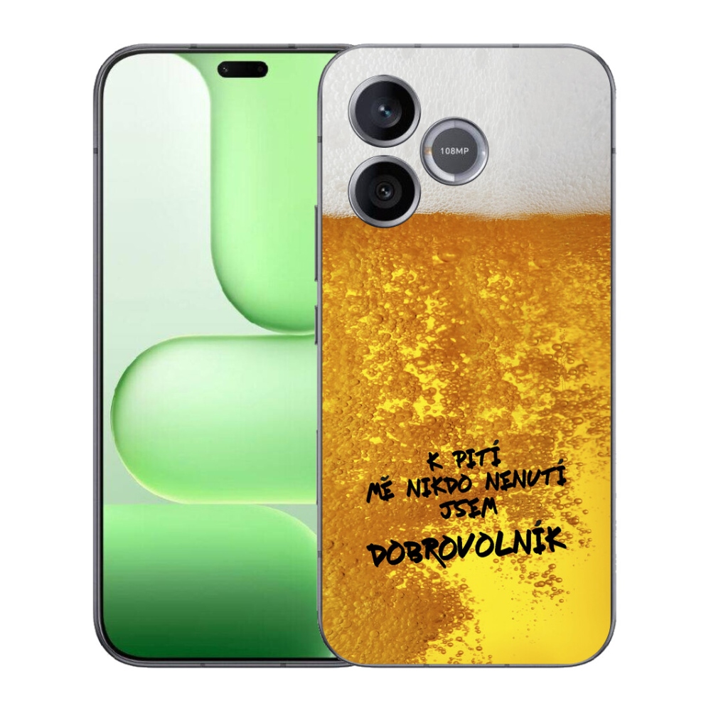 Gelový kryt mmCase na Honer 600 Lite - pivní motiv 4