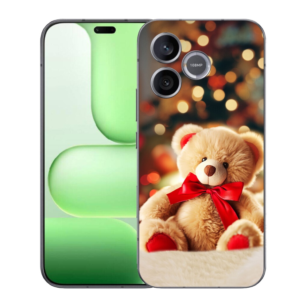 Gelový kryt mmCase na Honer 600 Lite - plyšový medvídek