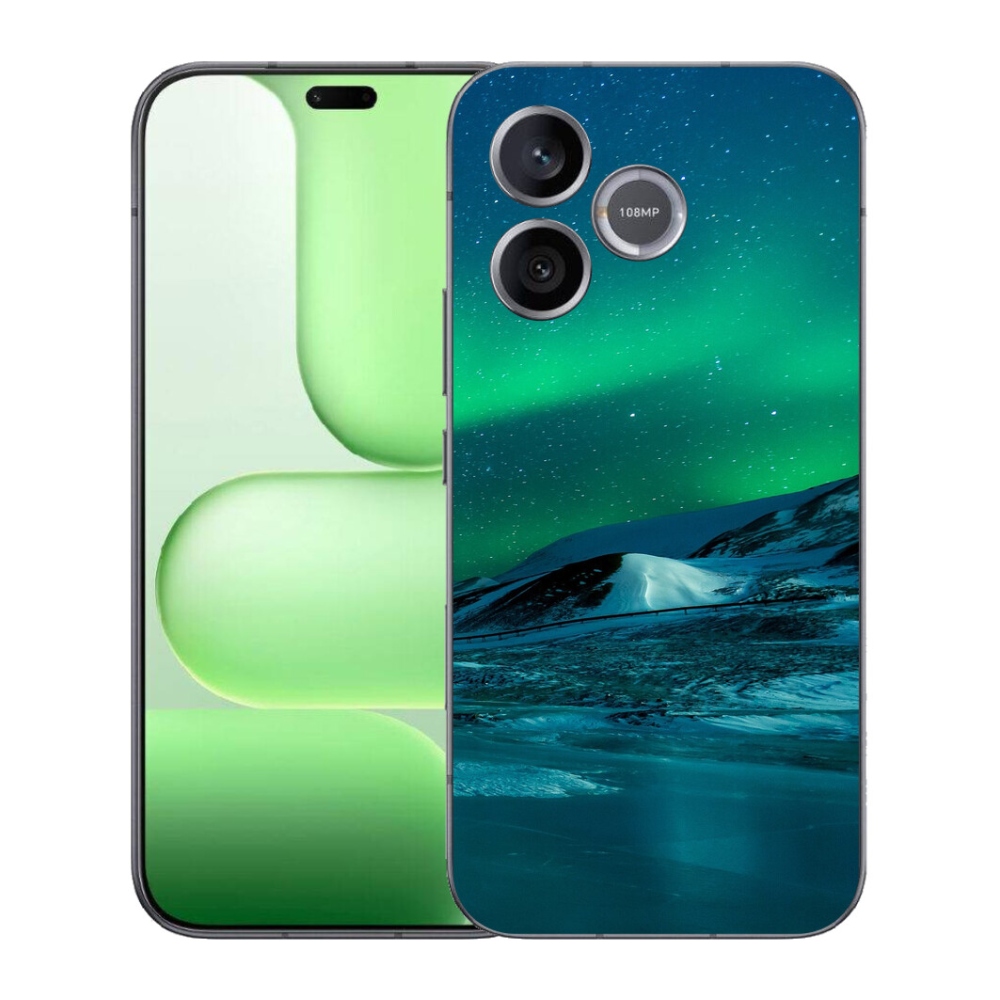Gelový kryt mmCase na Honer 600 Lite - polární záře