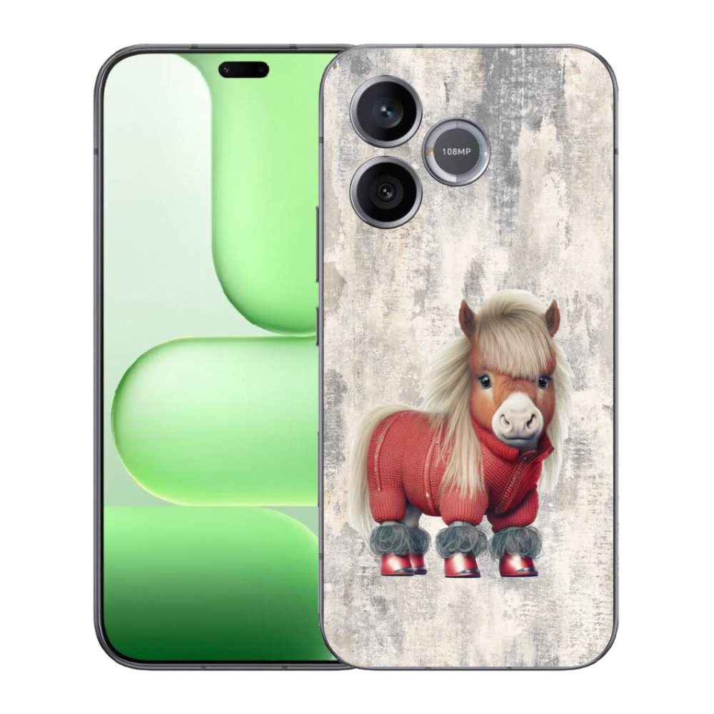 Gelový kryt mmCase na Honer 600 Lite - poník ve svetru