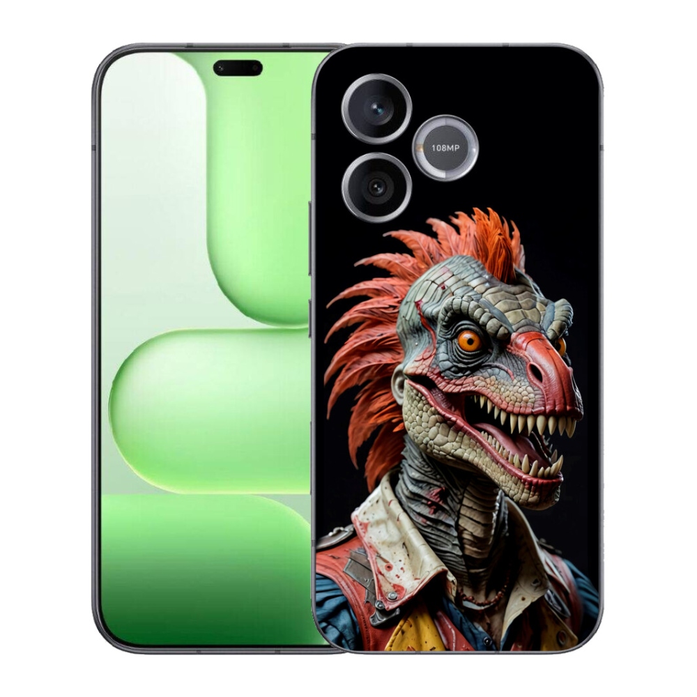 Gelový kryt mmCase na Honer 600 Lite - punk dinosaurus