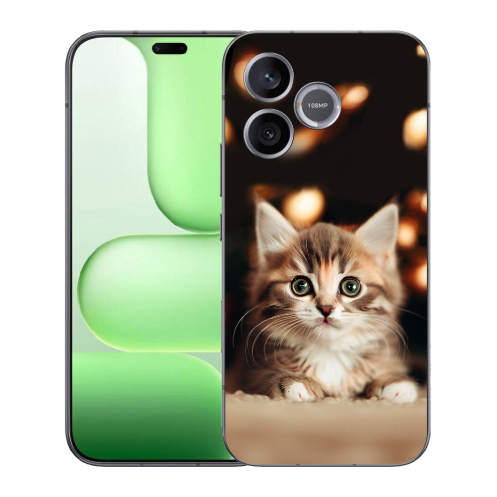 Gelový kryt mmCase na Honer 600 Lite - roztomilé kotě 2