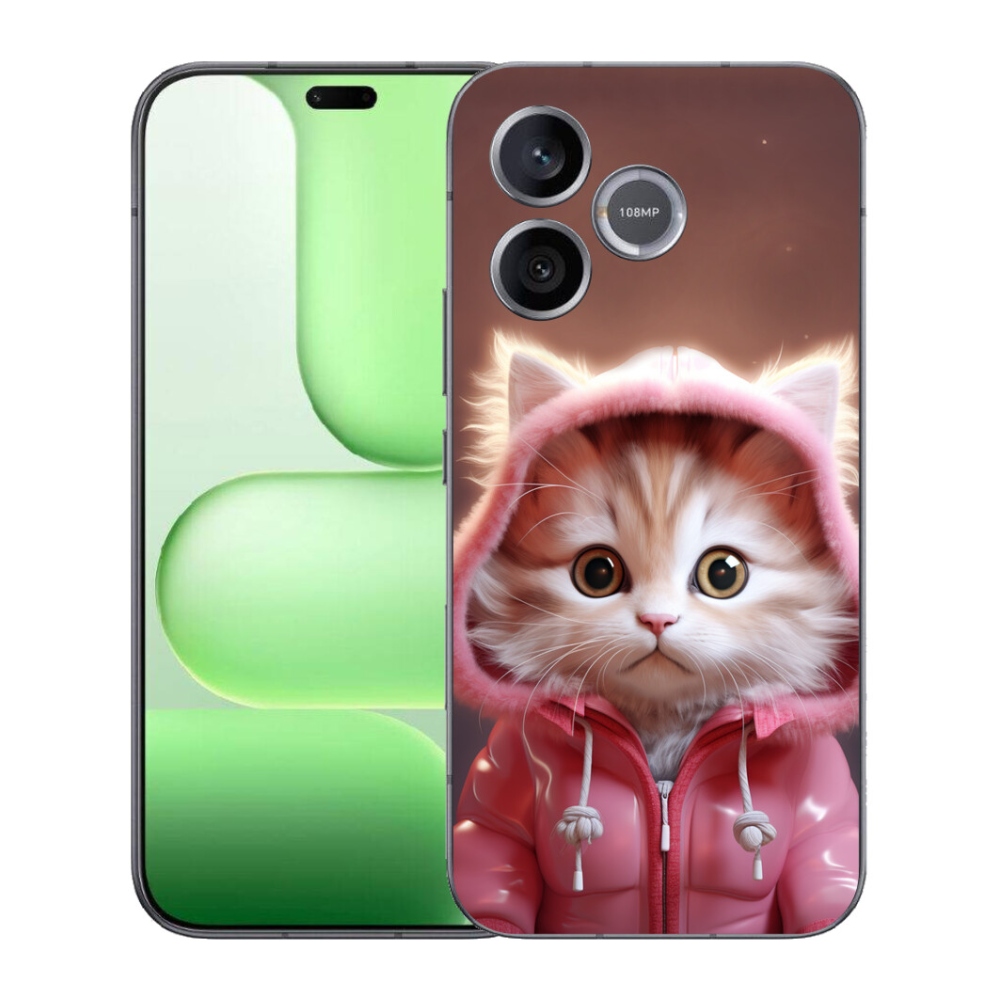 Gelový kryt mmCase na Honer 600 Lite - roztomilé kotě 3