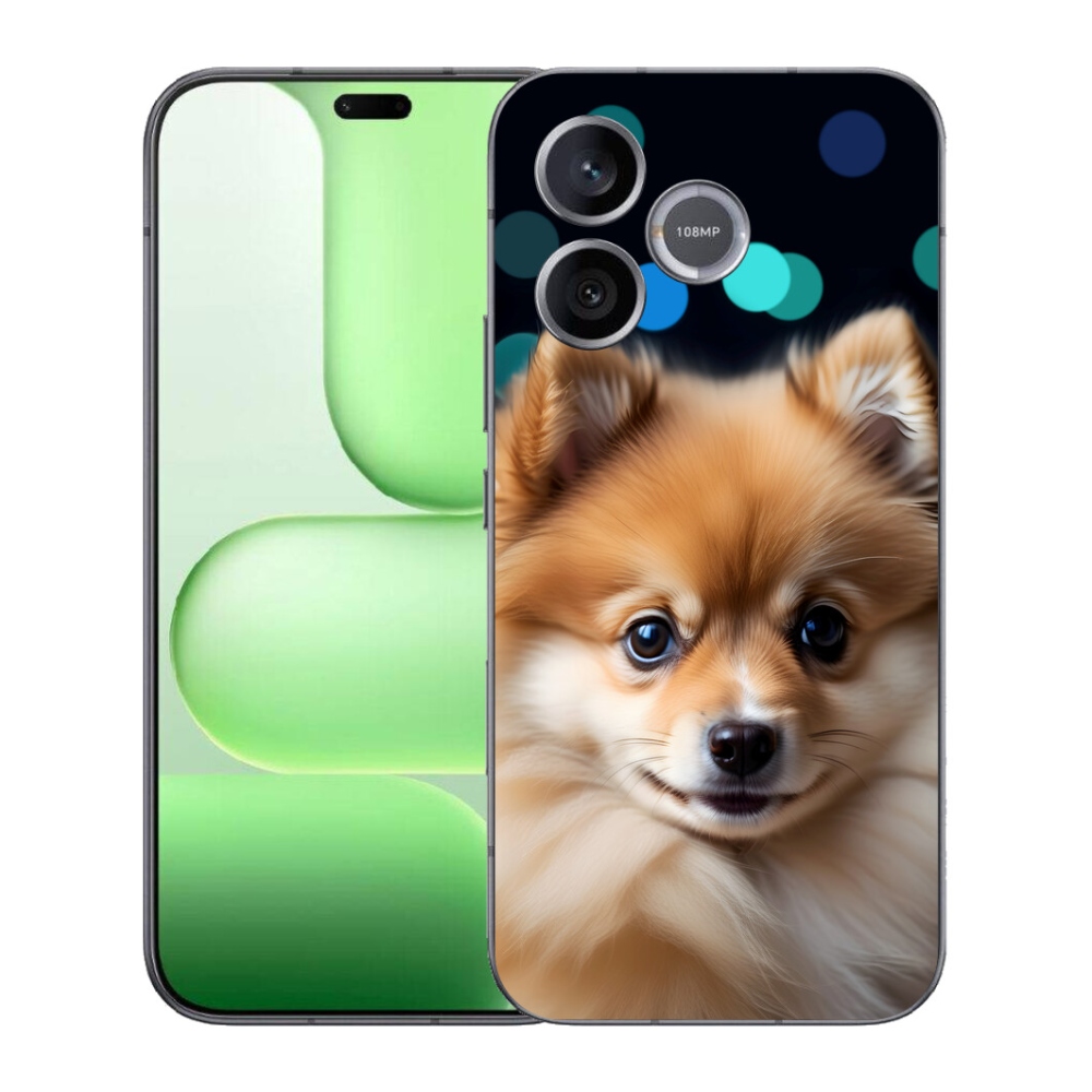 Gelový kryt mmCase na Honer 600 Lite - roztomilý pomeranian
