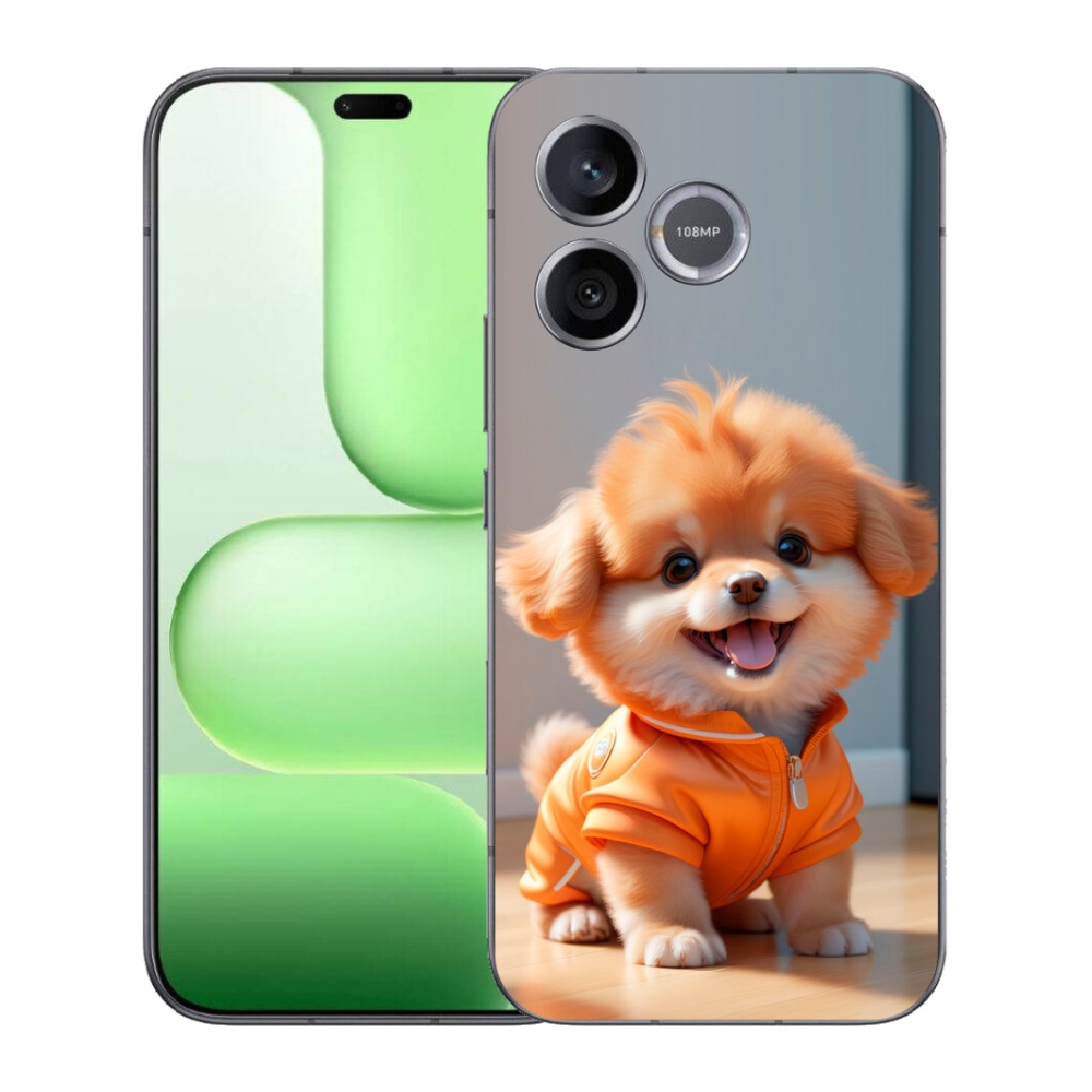 Gelový kryt mmCase na Honer 600 Lite - roztomilý pomeranian v mikině