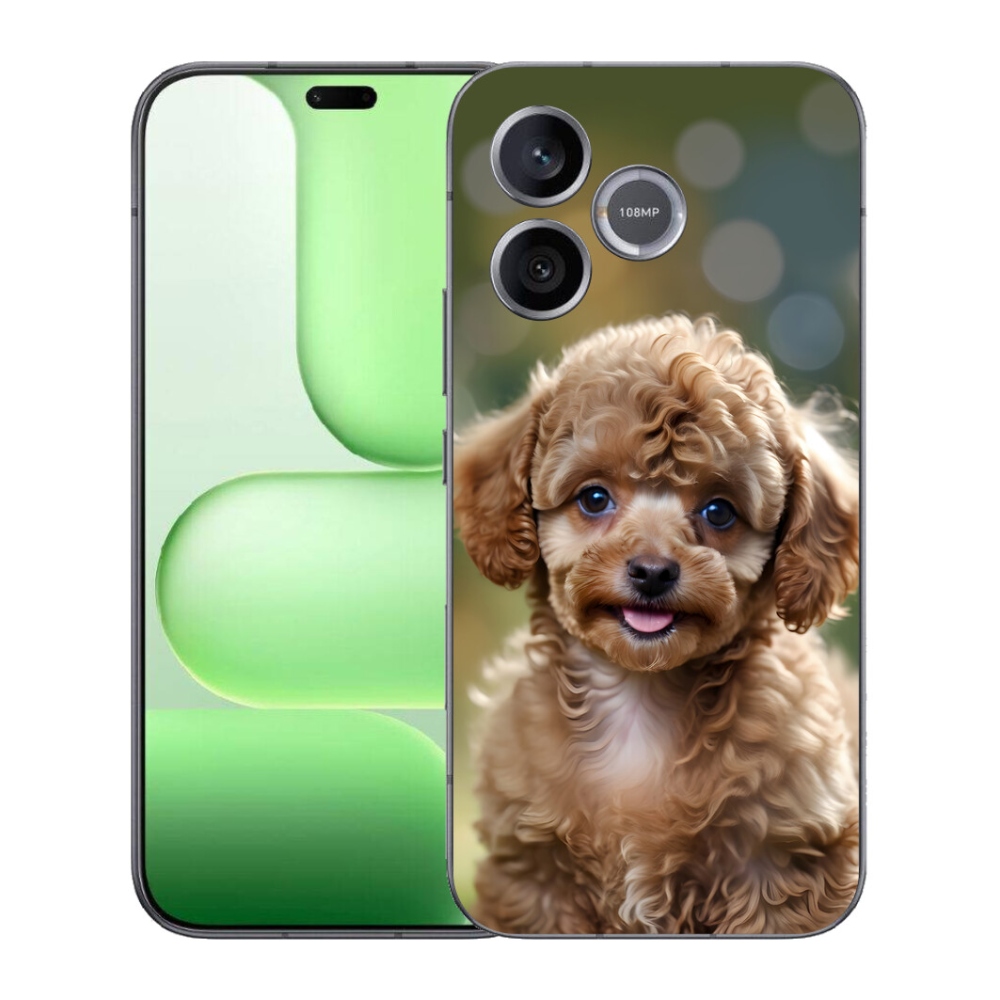 Gelový kryt mmCase na Honer 600 Lite - roztomilý pudl