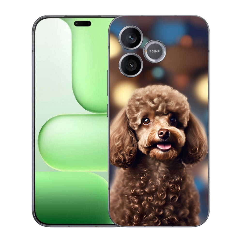 Gelový kryt mmCase na Honer 600 Lite - roztomilý pudl
