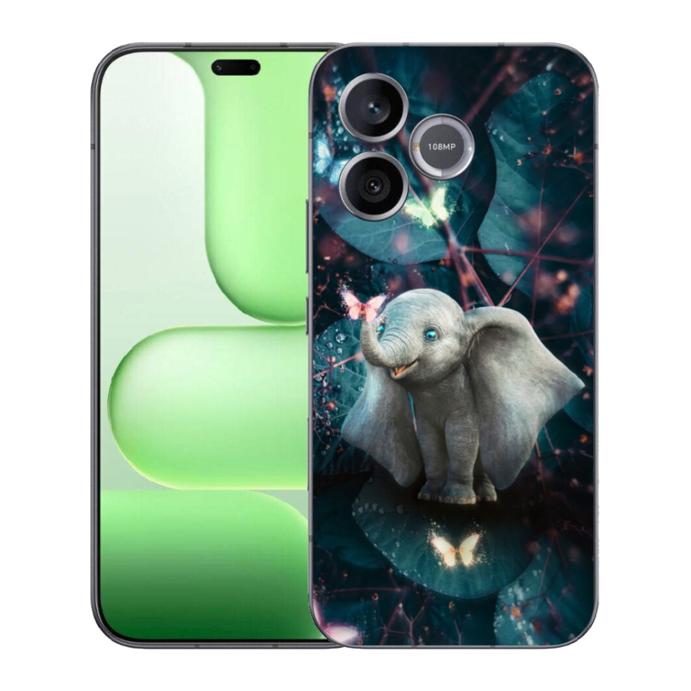 Gelový kryt mmCase na Honer 600 Lite - roztomilý slon