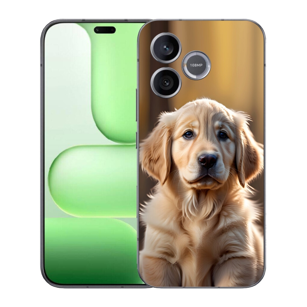 Gelový kryt mmCase na Honer 600 Lite - roztomilý zlatý retrívr