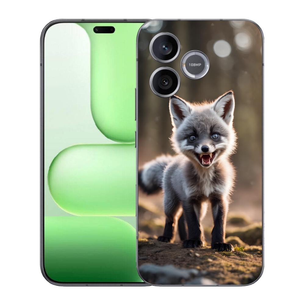 Gelový kryt mmCase na Honer 600 Lite - rozzuřená liška