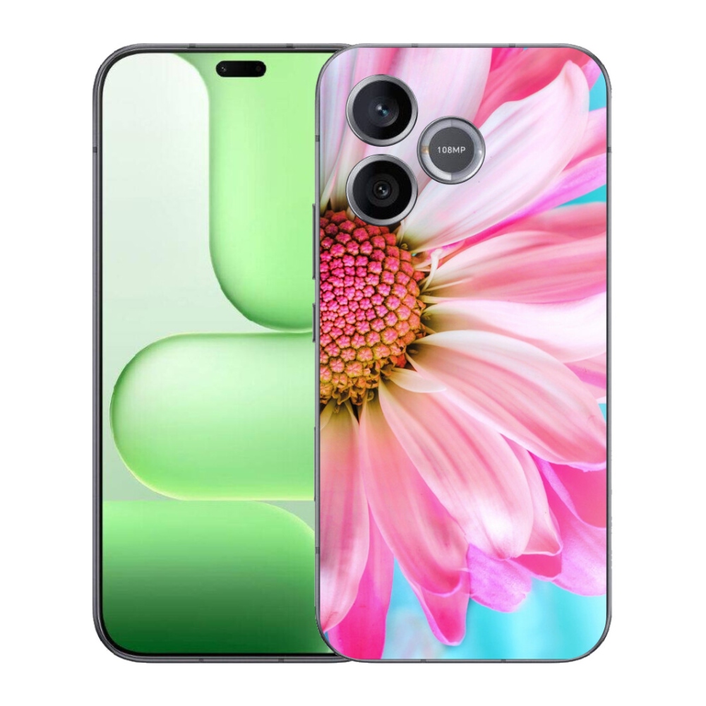Gelový kryt mmCase na Honer 600 Lite - růžová květina