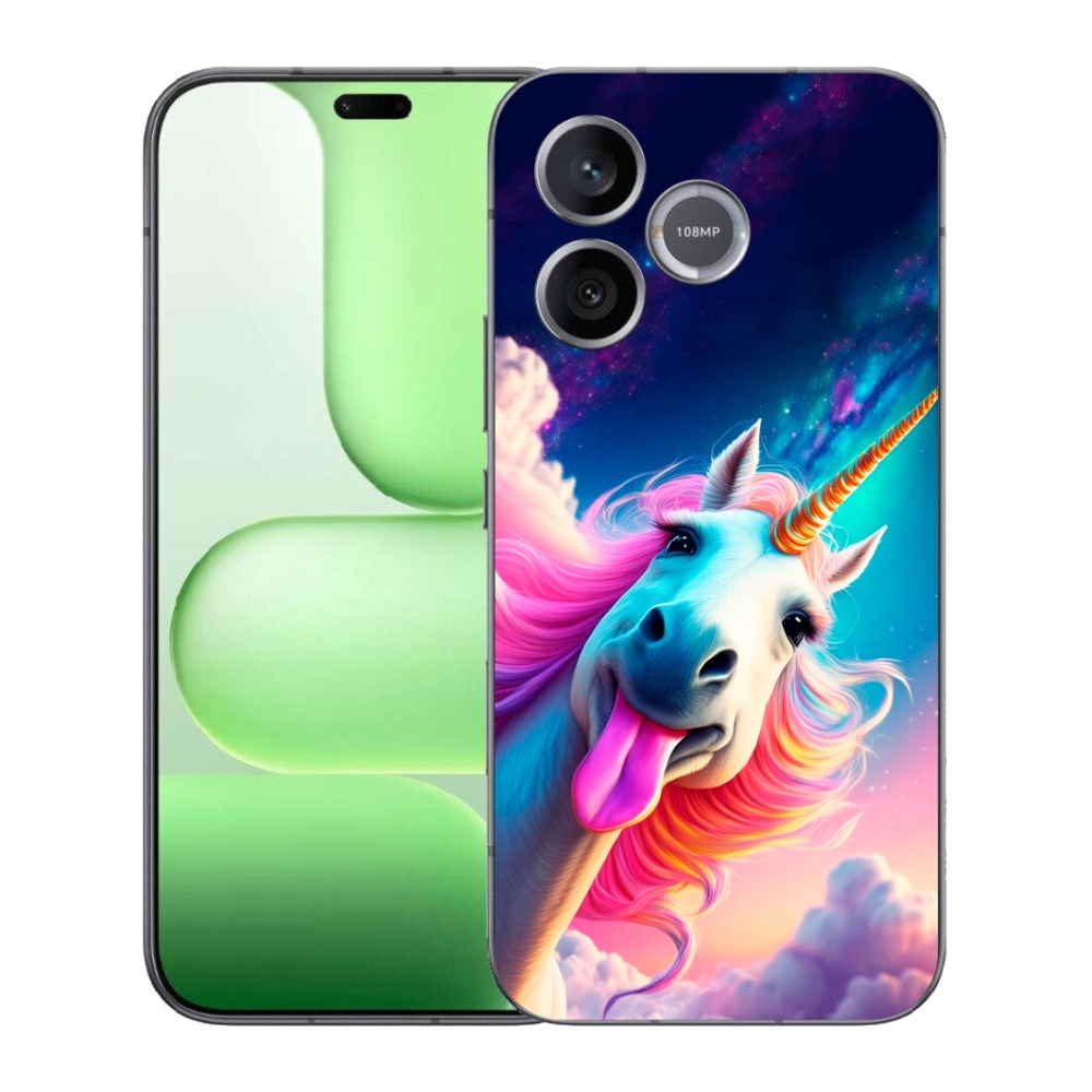 Gelový kryt mmCase na Honer 600 Lite - šílený jednorožec