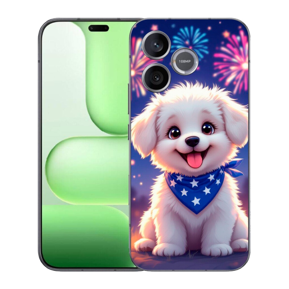 Gelový kryt mmCase na Honer 600 Lite - slavnostní štěně