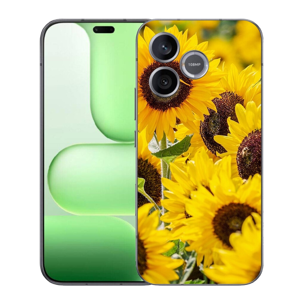 Gelový kryt mmCase na Honer 600 Lite - slunečnice
